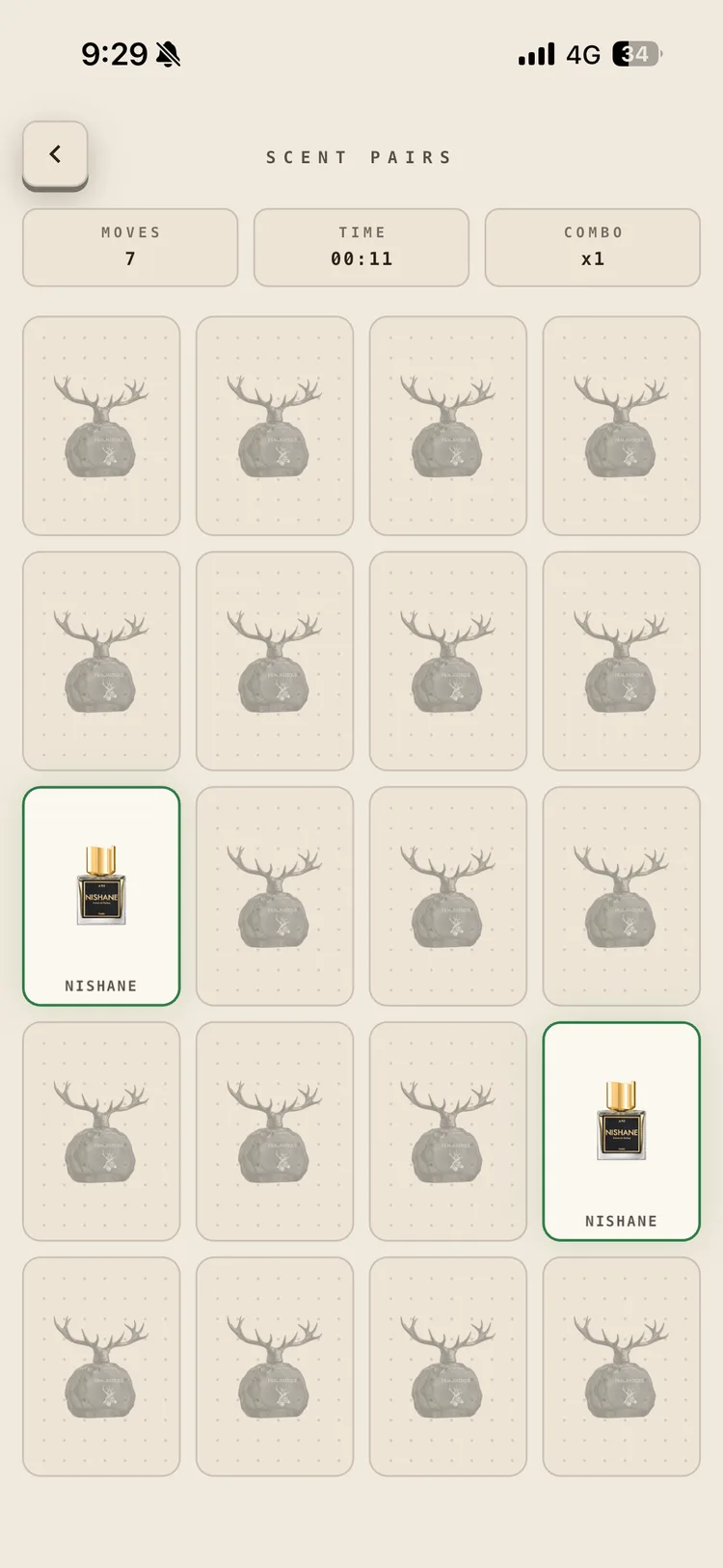 Scent Pairs, a Fragnatique flacon memory game